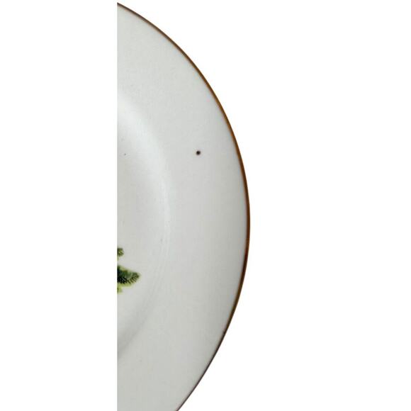 Vintage Christmas Tree Snack Dessert Plates Set of 3 Sea Gull Fine China 7" - Picture 4 of 7